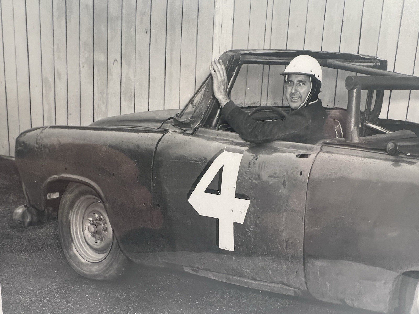 1958 Art Binkley #4 USAC Ohio State Fairgrounds Photo & Original Negative #1373 photo 2
