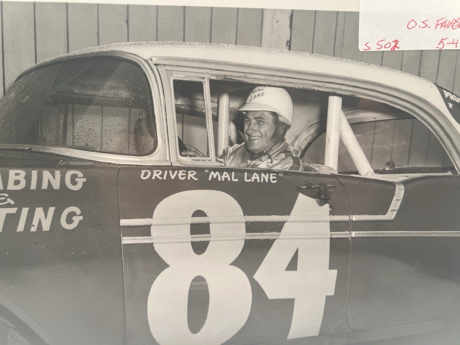 1958 Mal Lane #84 Ohio State Fairgrounds Smith Racing Photo Type I # 1374 photo 2