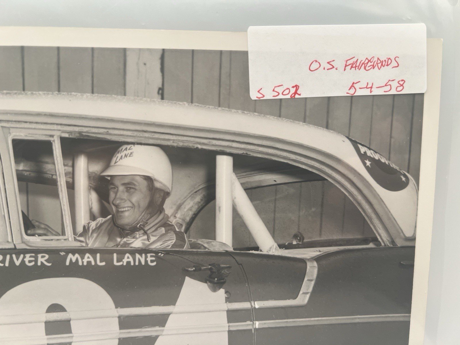 1958 Mal Lane #84 Ohio State Fairgrounds Smith Racing Photo Type I # 1374 photo 5