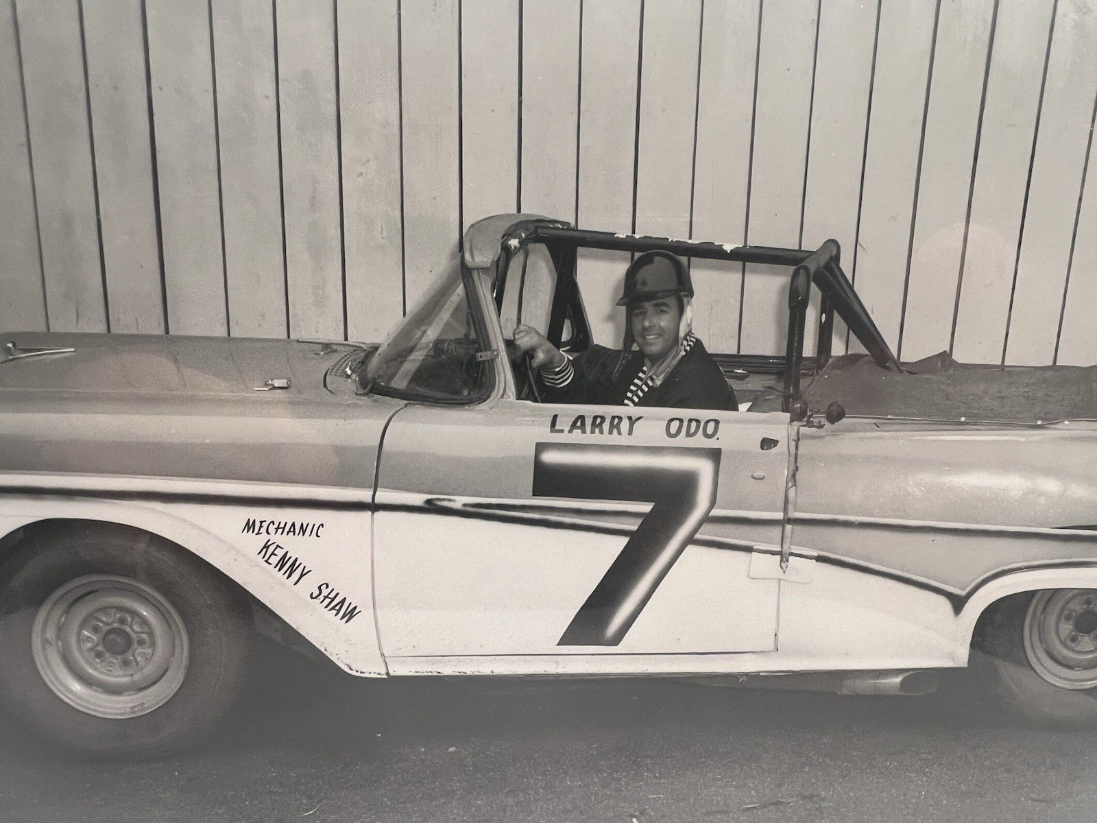 1958 Larry Odo #7 Ohio State Fairgrounds Racing Photo + Negative # 1375 photo 3