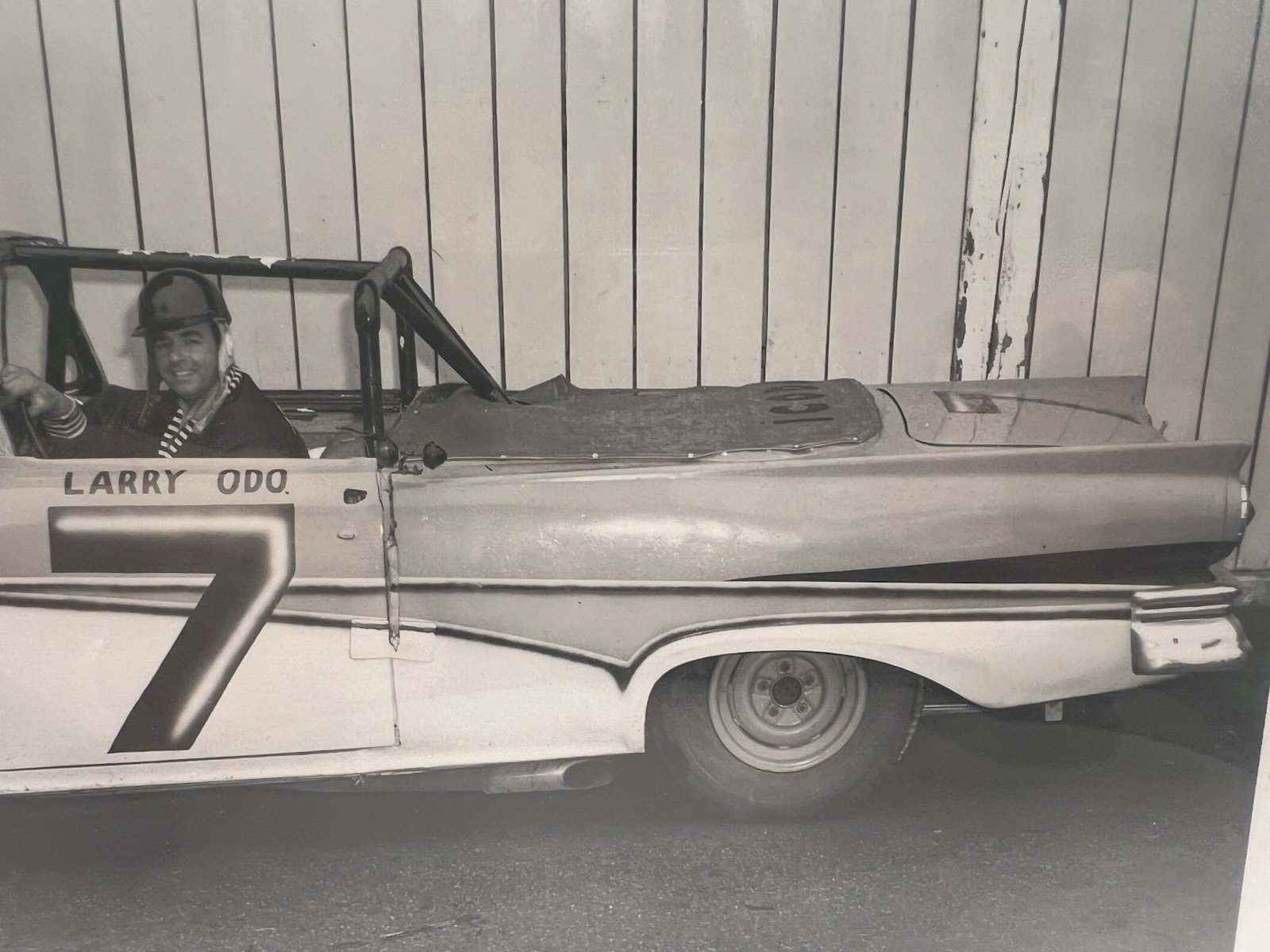 1958 Larry Odo #7 Ohio State Fairgrounds Racing Photo + Negative # 1375 photo 5