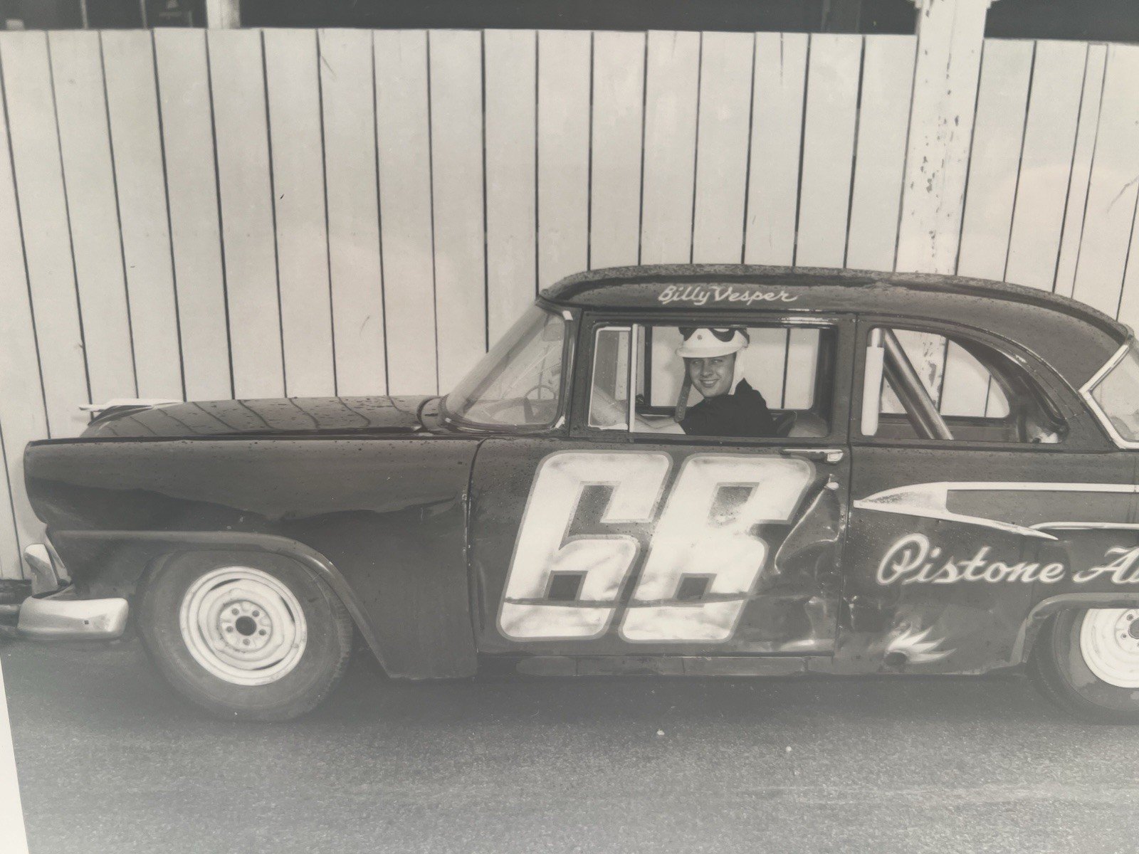 1958 Billy Vesper #66 Ohio State Fairgrounds Photo + Original Negative # 1376 photo 2