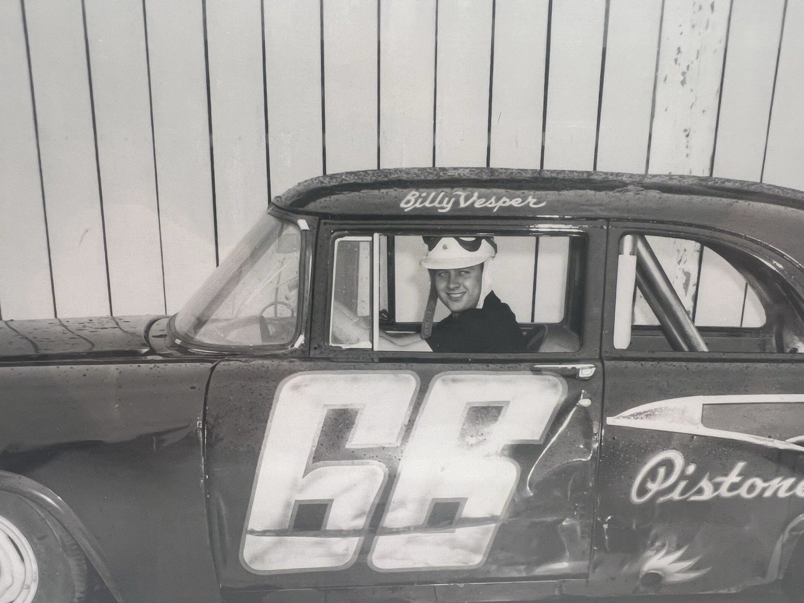 1958 Billy Vesper #66 Ohio State Fairgrounds Photo + Original Negative # 1376 photo 3
