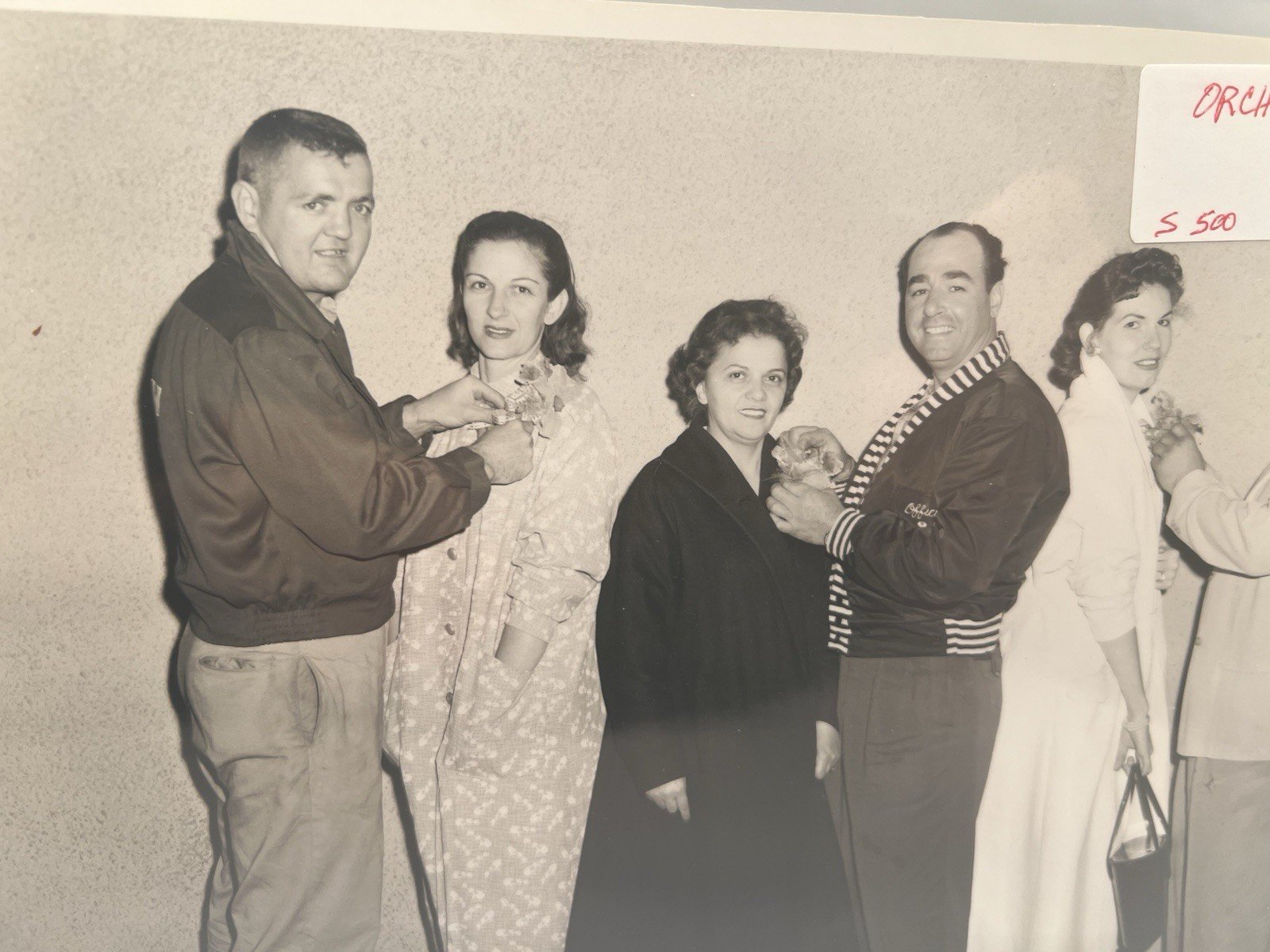 1958 Ohio State Fairgrounds Orchid Presentation Photo + Original Negative #1378 photo 2