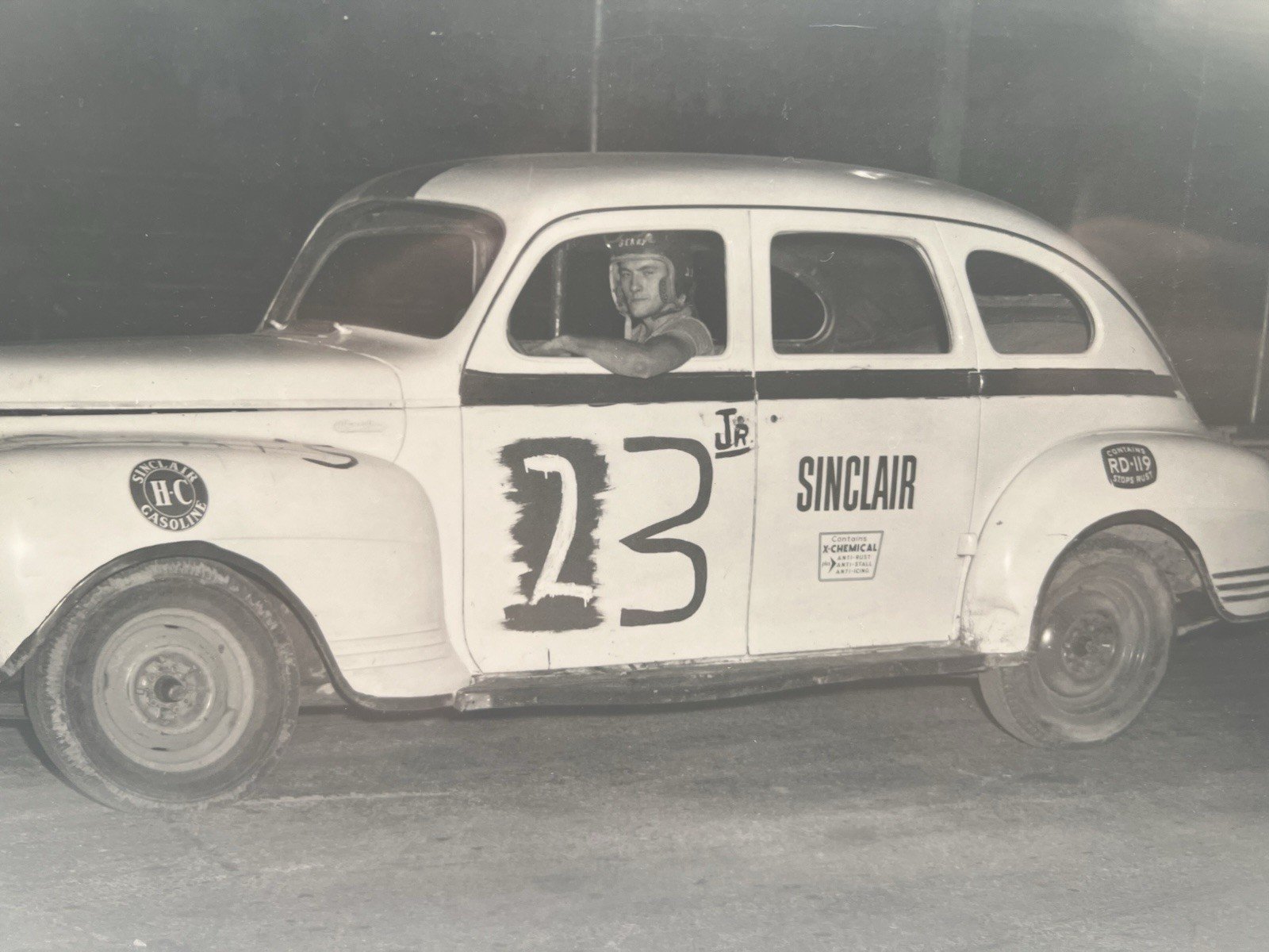 1958 Gary Elder #23 Ohio Dirt Track Racing Photo Sinclair Smiths  # 1379 photo 3
