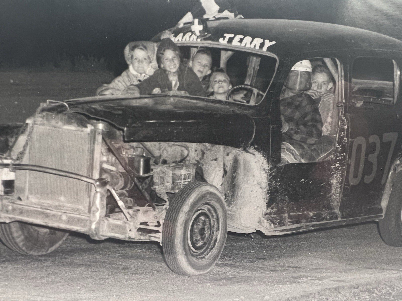 1958 Powell Ohio Stock Car #037 Jerry Original Smiths Racing Photo #1383 photo 3