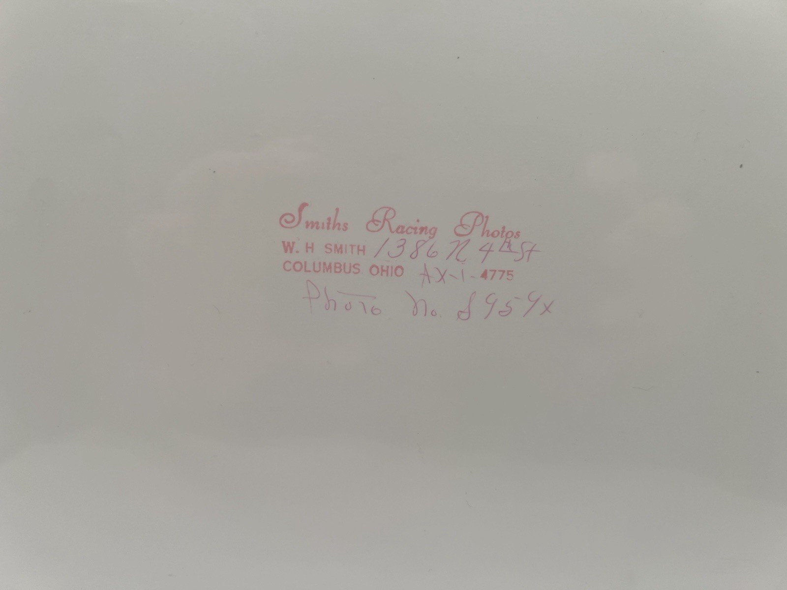 1958 Powell Ohio Stock Car #037 Jerry Original Smiths Racing Photo #1383 photo 6