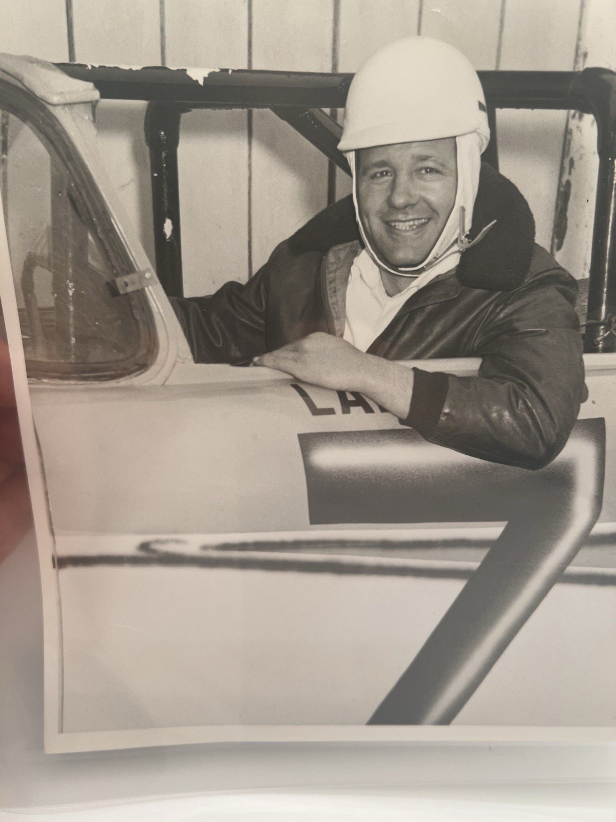 1958 Bob Estes Race Car #7 Ohio State Fairgrounds Photo Negative S497X #1386 photo 4