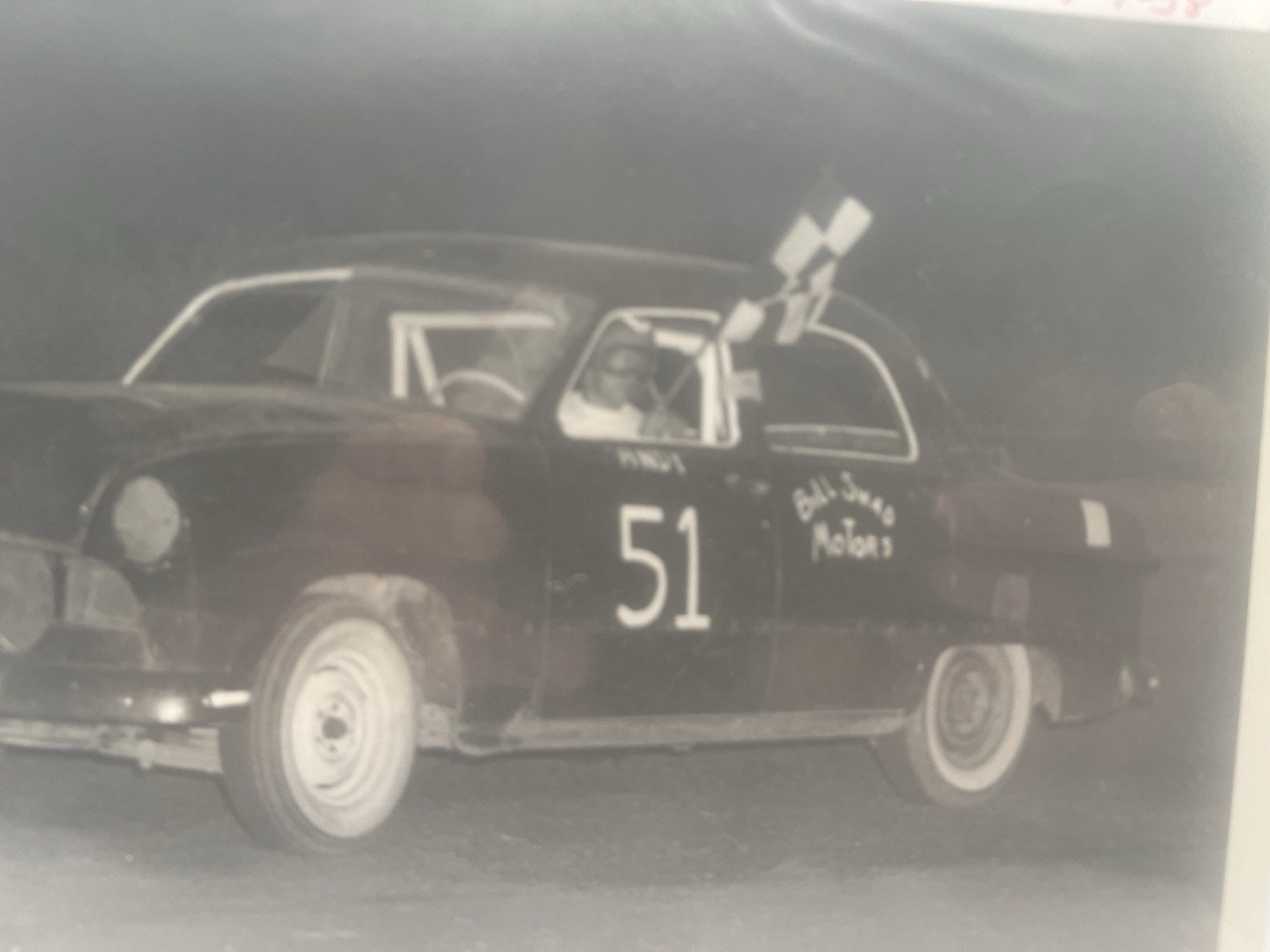 1958 Powell Ohio Stock Car #51 Andy Checkered Flag Smith Racing Photo #1389 photo 2