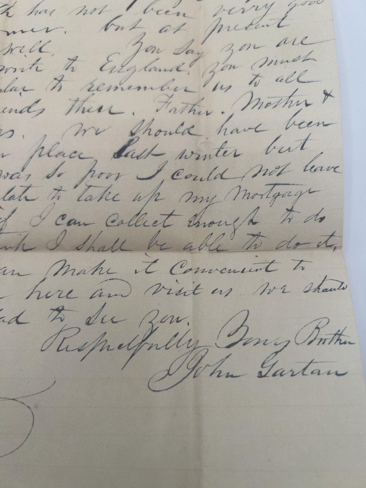 1840 & 1850 Garton Family Letters NY to Michigan Stampless Postal History #1390 photo 16