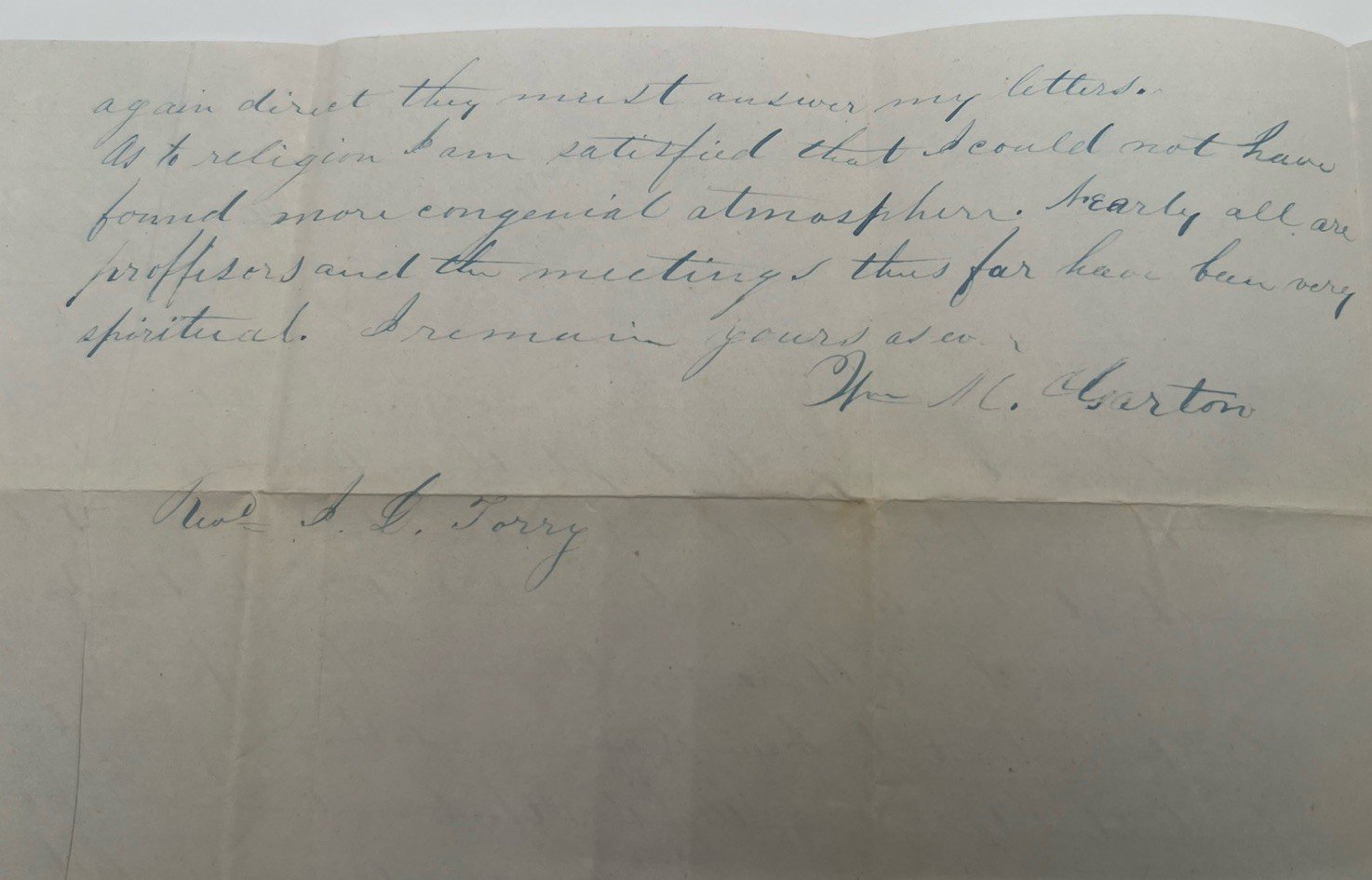 1848 Wesleyan Univ Middletown CT 5¢ Stampless Letter Rev J.D. Torry #1392 photo 11