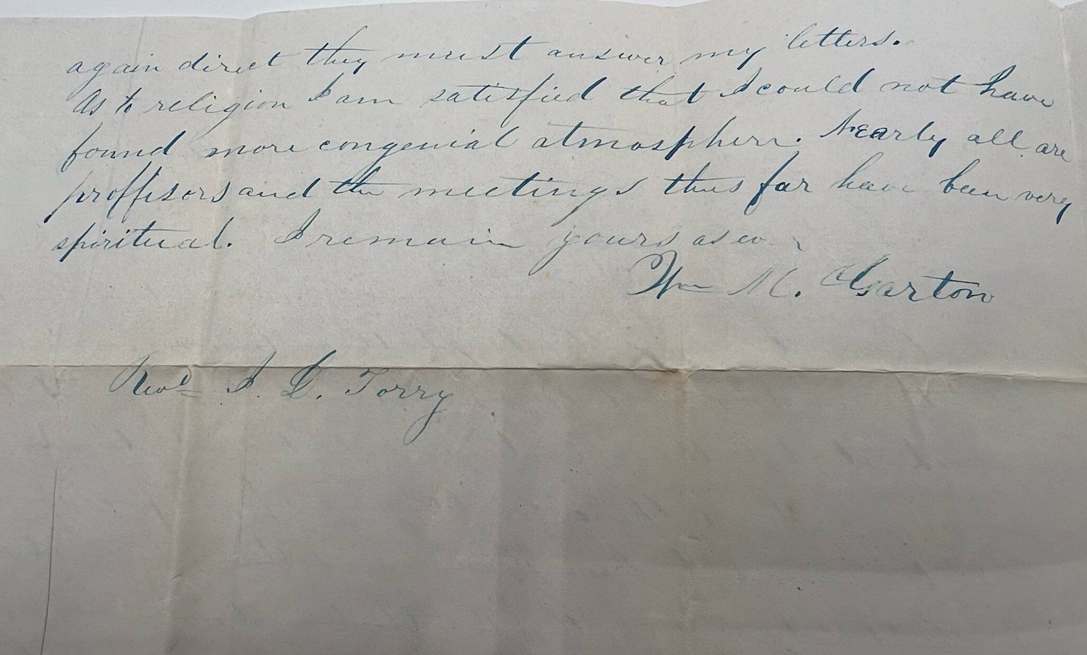1848 Wesleyan Univ Middletown CT 5¢ Stampless Letter Rev J.D. Torry #1392 photo 12