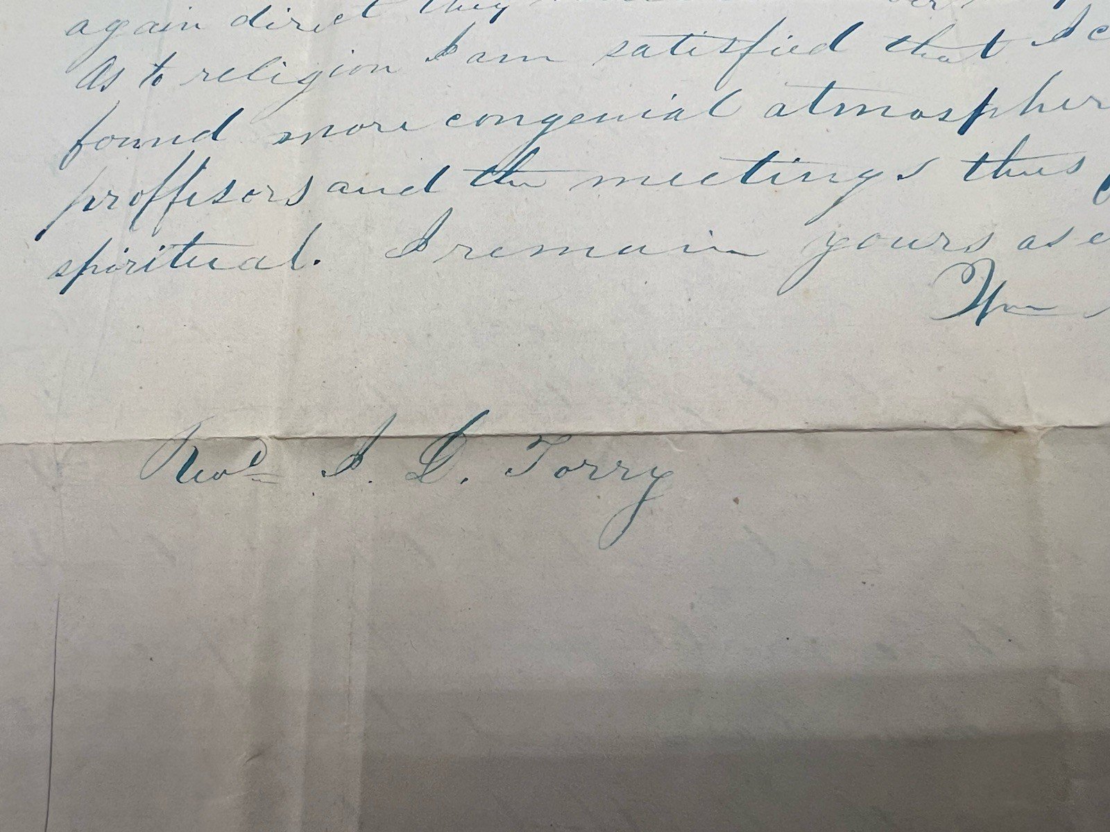 1848 Wesleyan Univ Middletown CT 5¢ Stampless Letter Rev J.D. Torry #1392 photo 13
