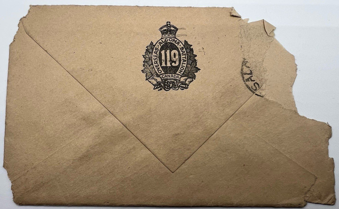 1916 WWI Canada 19th Battalion CEF Cover 3x 1c War Tax Halifax #1395 photo 4