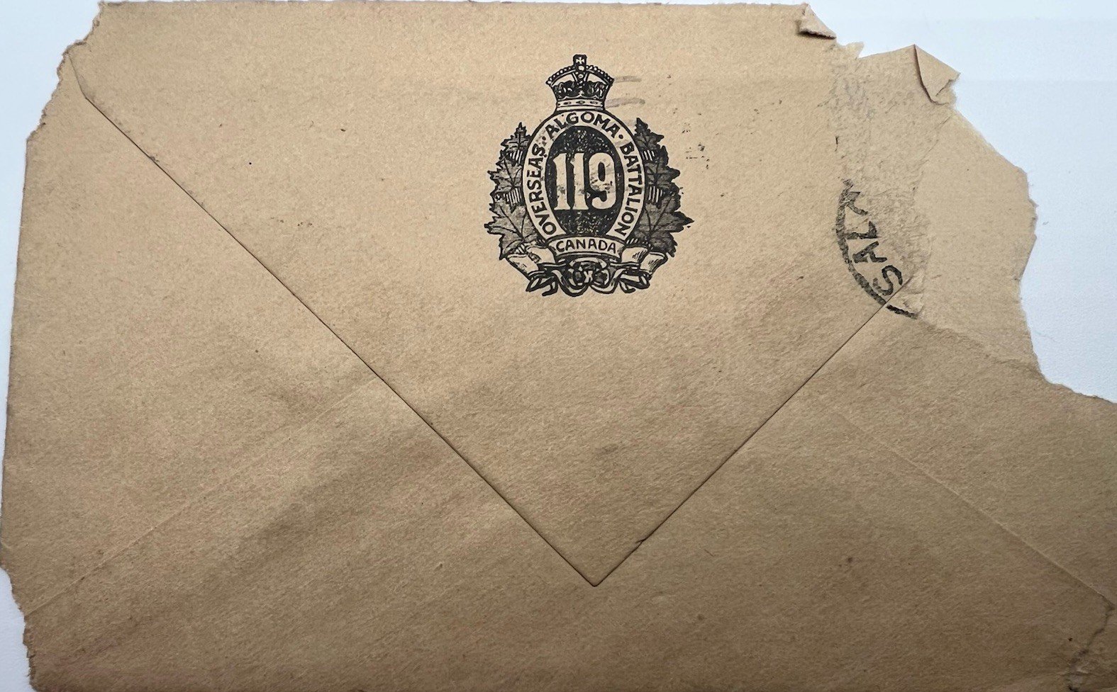 1916 WWI Canada 19th Battalion CEF Cover 3x 1c War Tax Halifax #1395 photo 5
