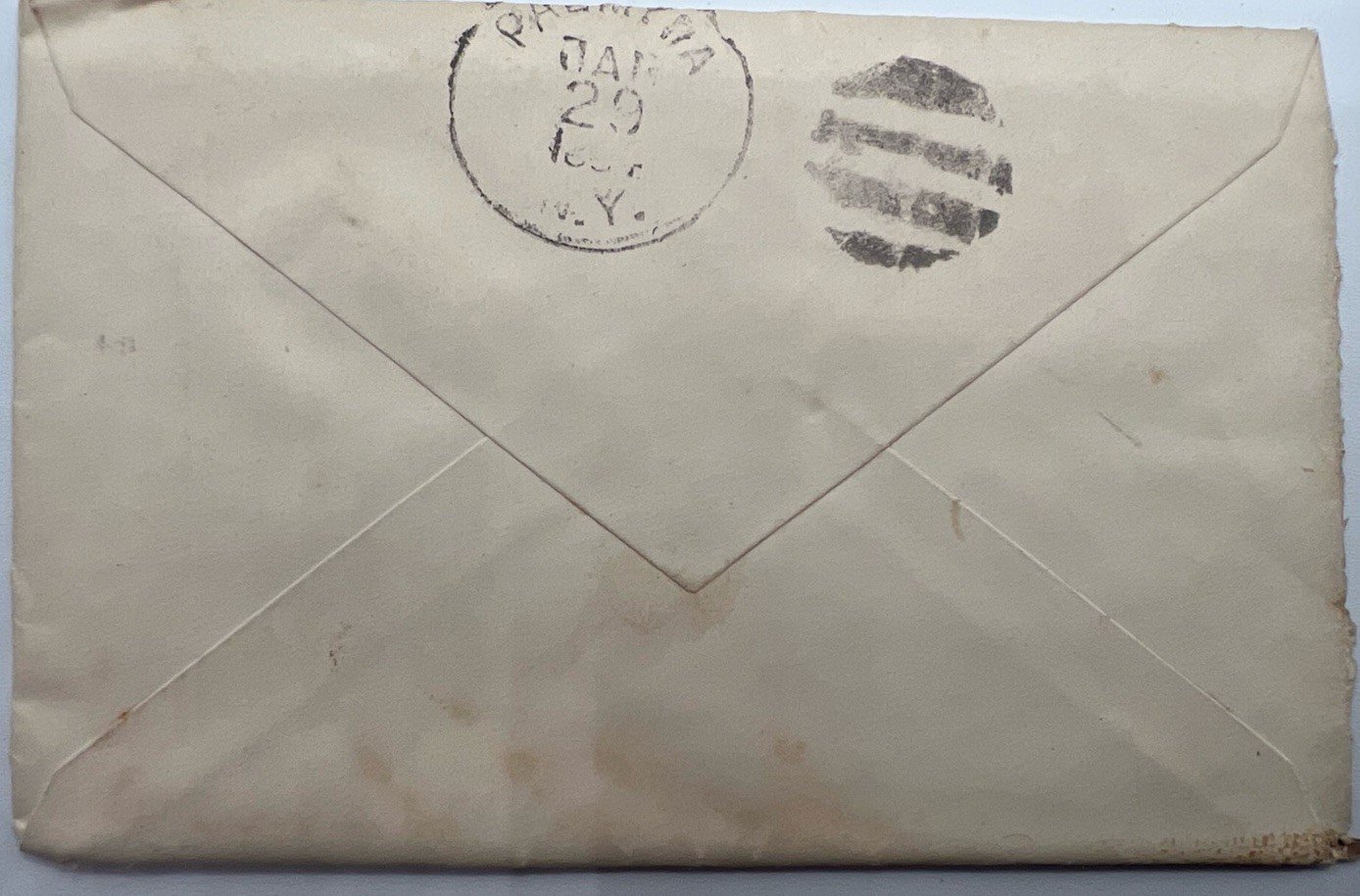 1884 M. Vosburgh Letters & Cover Walworth NY to Mary Stirling Michigan #1400 photo 7