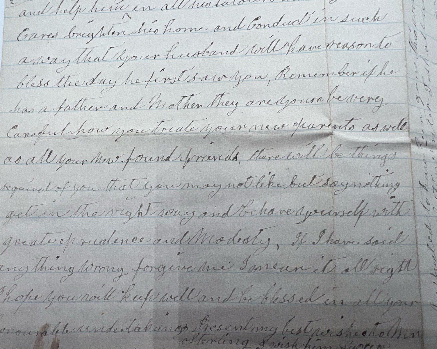 1884 M. Vosburgh Letters & Cover Walworth NY to Mary Stirling Michigan #1400 photo 9