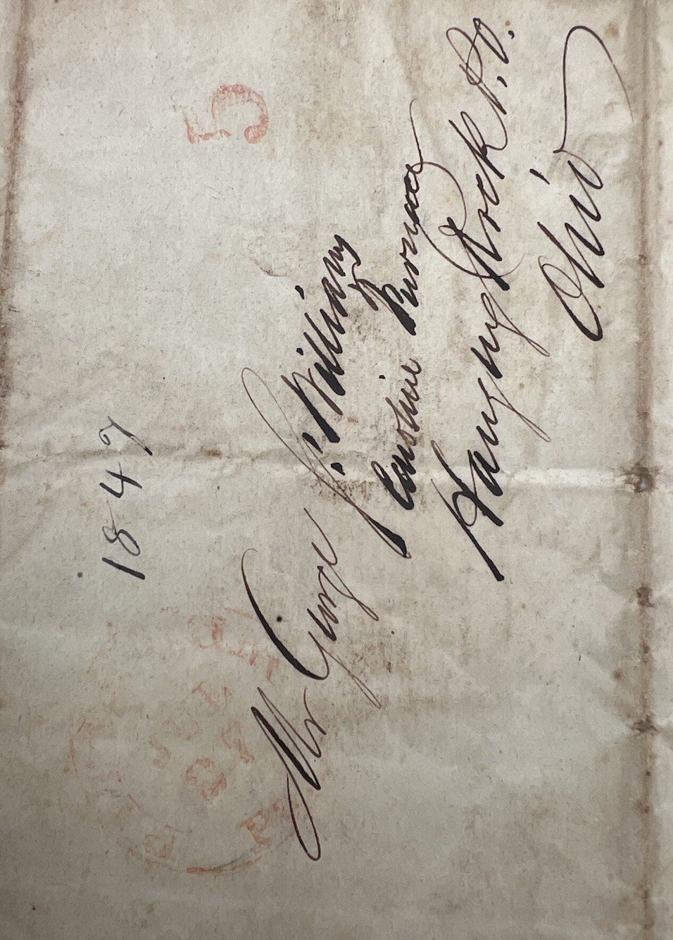 1847 W.H. Williams Letter Allegheny Furnace Stone Keeper Pittsburgh #1403 photo 3