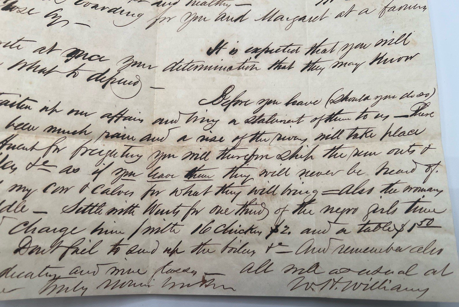 1847 W.H. Williams Letter Allegheny Furnace Stone Keeper Pittsburgh #1403 photo 6