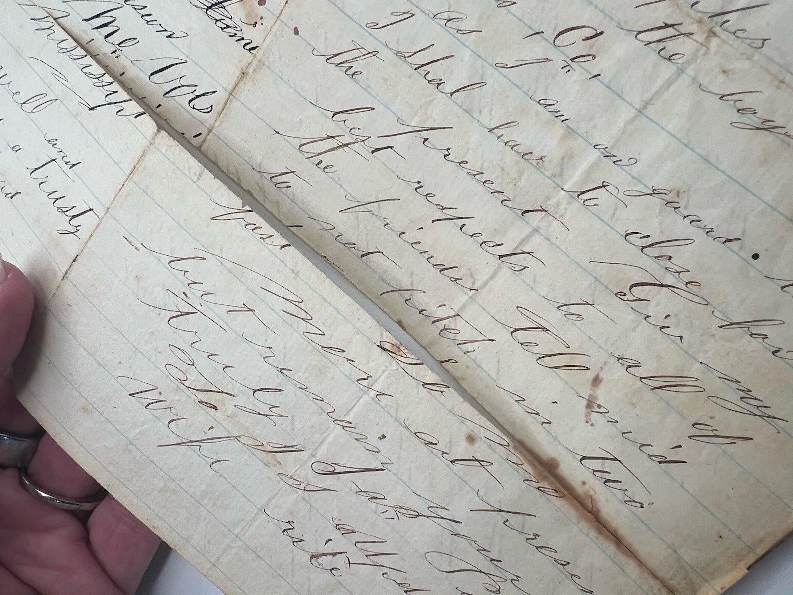 1862 Civil War Siege of Corinth Letter 11th Missouri James Pickering B1404 photo 18