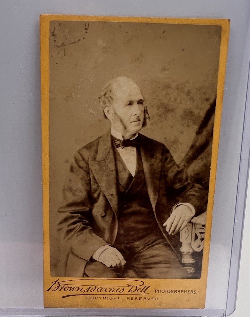 c1881 Brown Barnes & Bell Victorian CDV Gentleman Portrait England  #1405