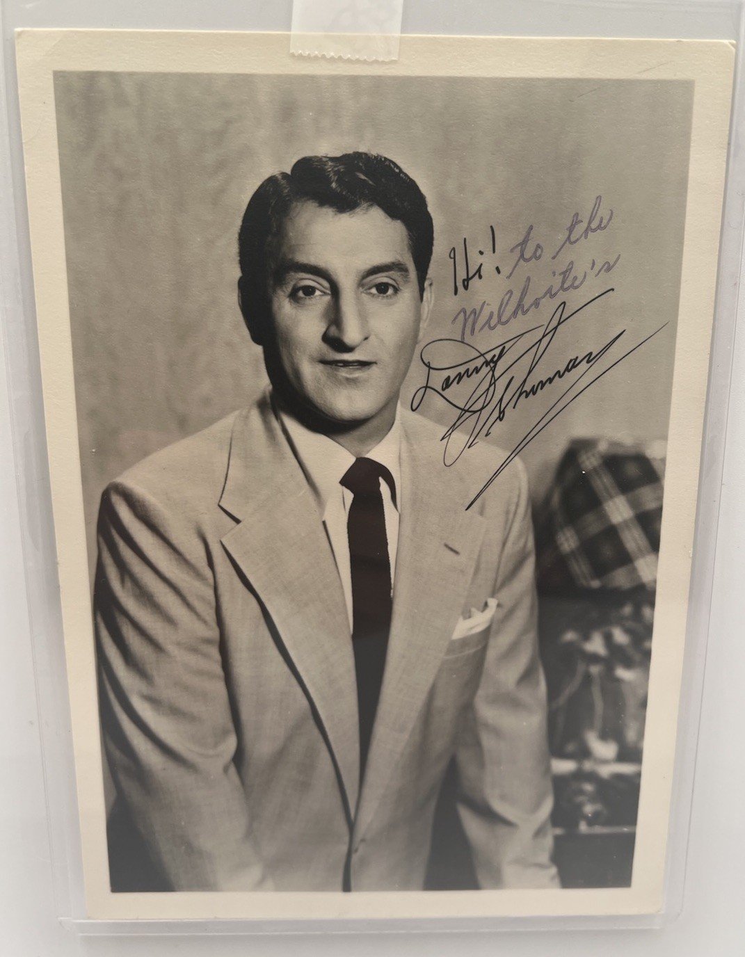 Danny Thomas Actor St Jude Founder Signed 5x7 Photo  #1407
