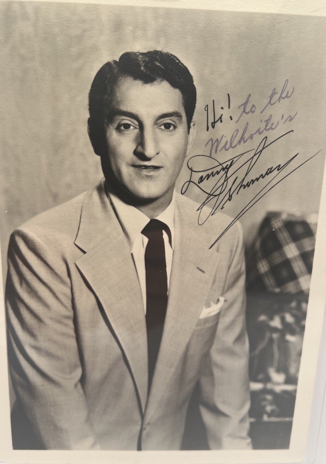 Danny Thomas Actor St Jude Founder Signed 5x7 Photo  #1407 photo 2