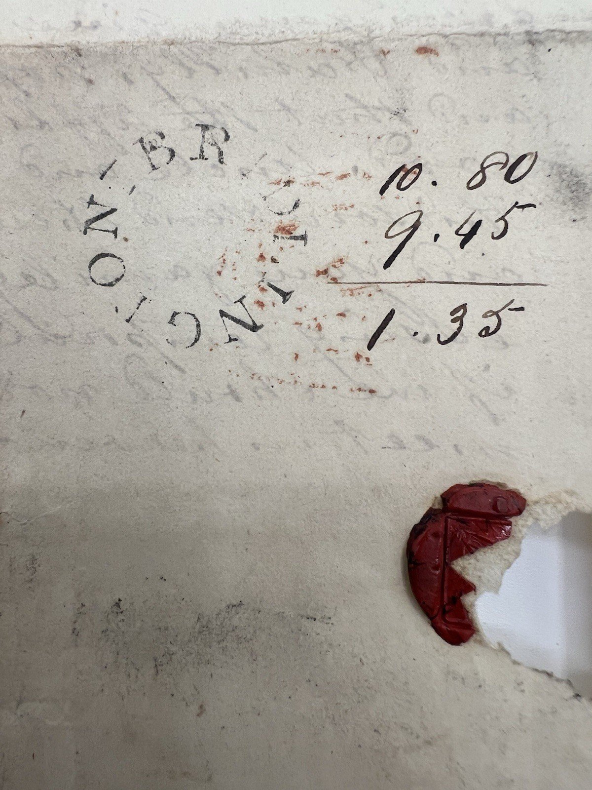 1839 Transatlantic Letter Probable British Queen Bridlington to Vernon NY #1417 photo 7