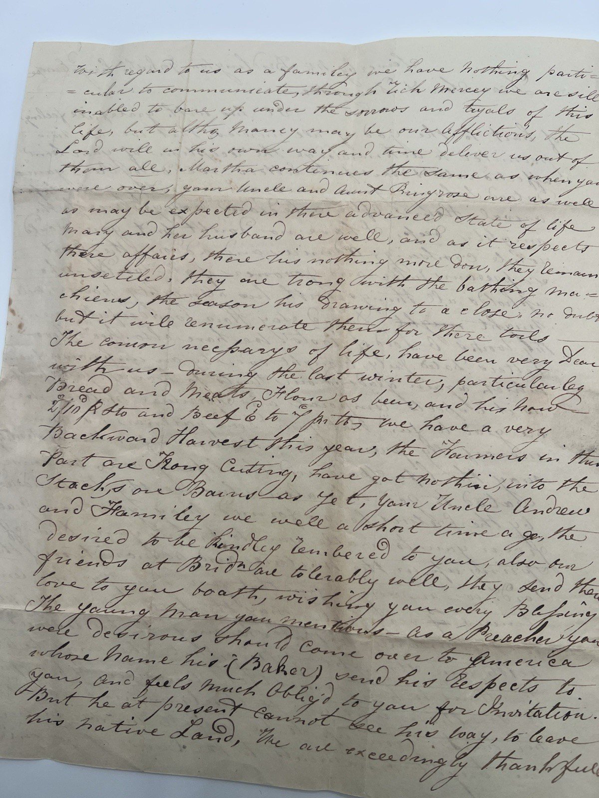 1839 Transatlantic Letter Probable British Queen Bridlington to Vernon NY #1417 photo 9