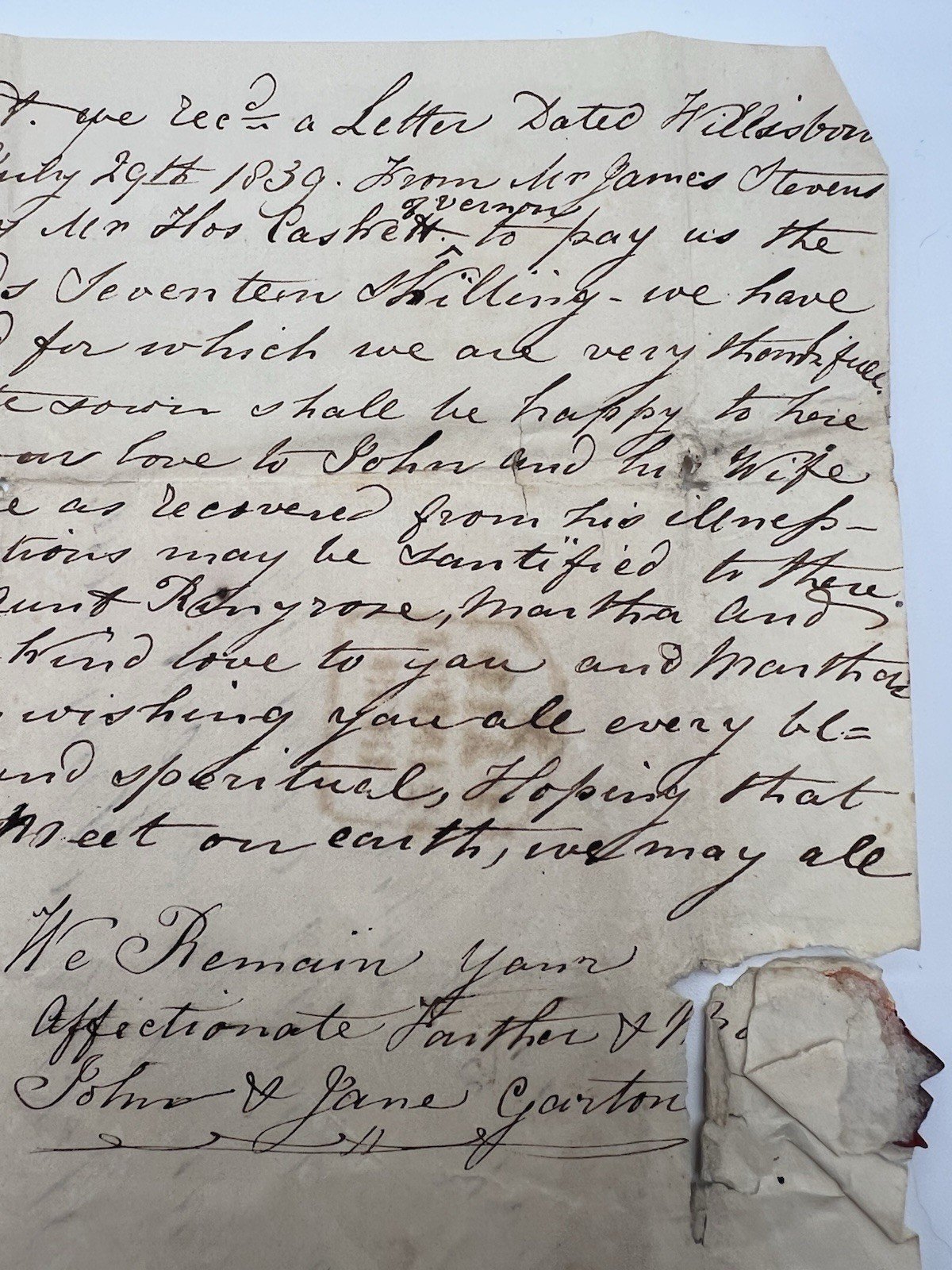 1839 Transatlantic Letter Probable British Queen Bridlington to Vernon NY #1417 photo 10