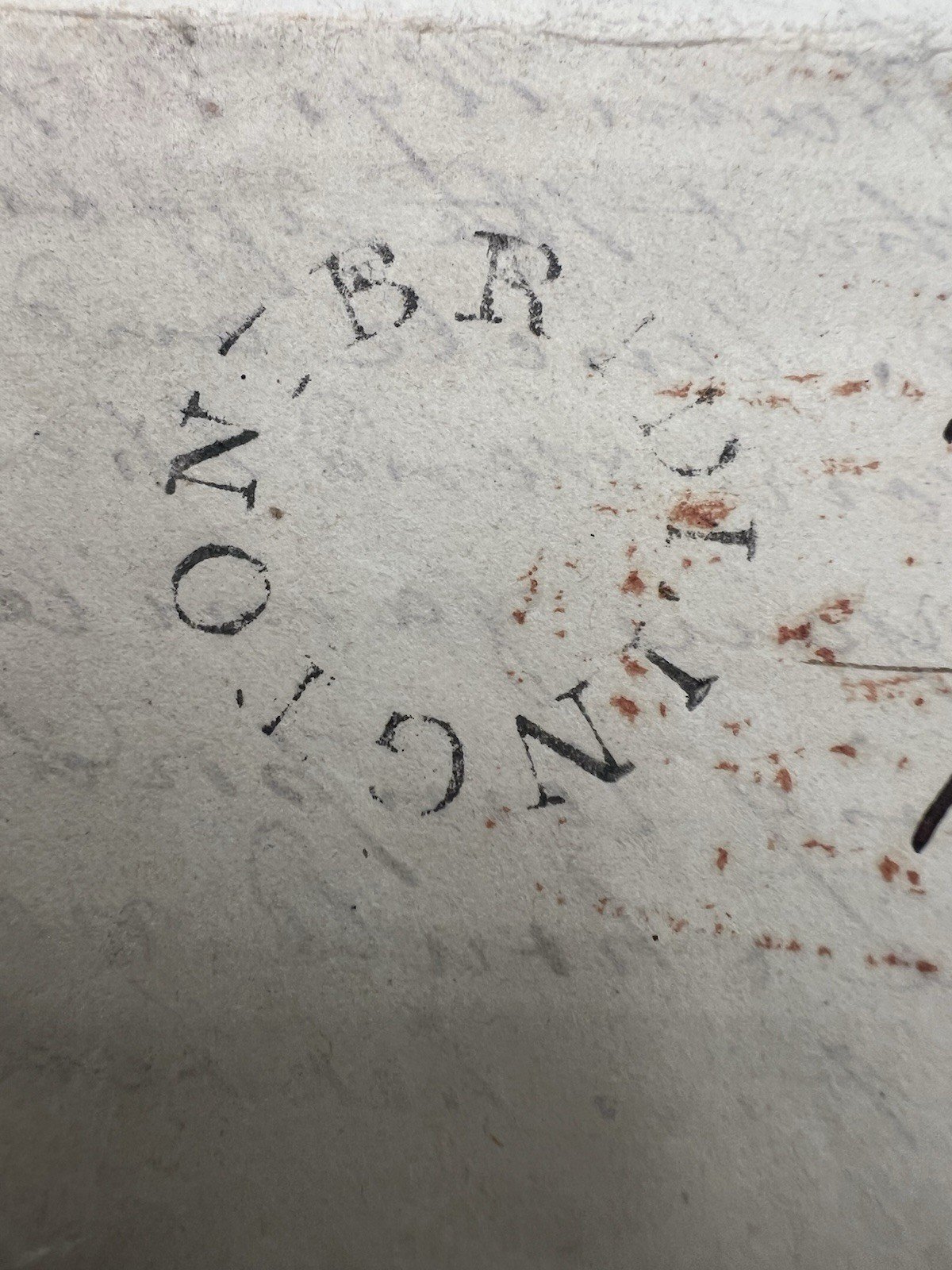 1839 Transatlantic Letter Probable British Queen Bridlington to Vernon NY #1417 photo 17