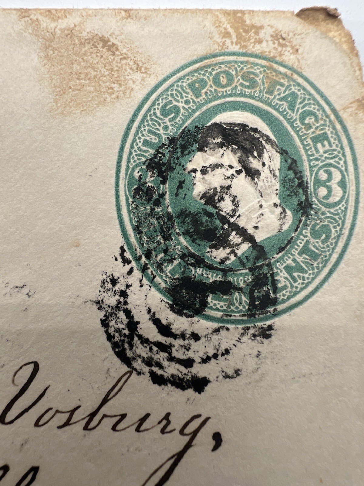 1886 Battle Creek MI Letter Mary Vosburg 3c Postal Cover Bellevue Marshall #1419 photo 4