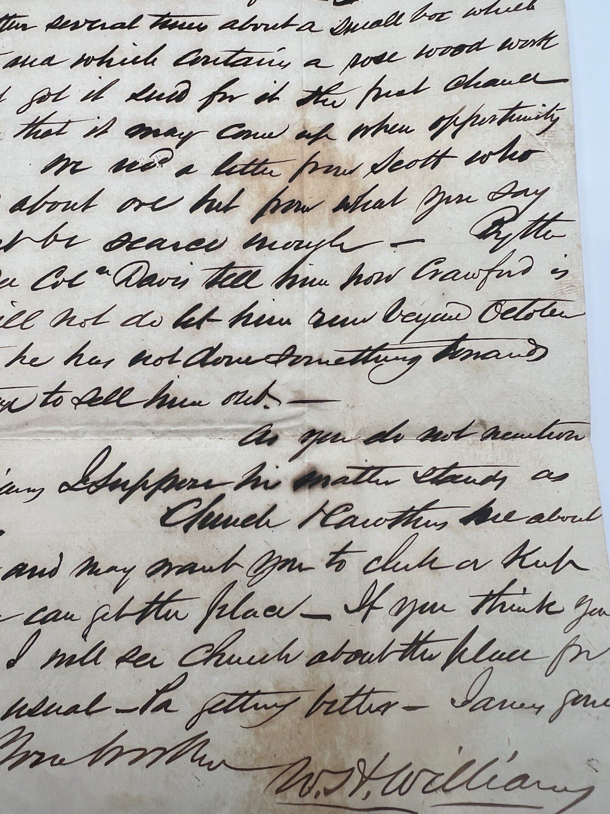 1847 Pittsburgh Letter George S. Williams Scioto Furnace Hanging Rock OH #1422 photo 8