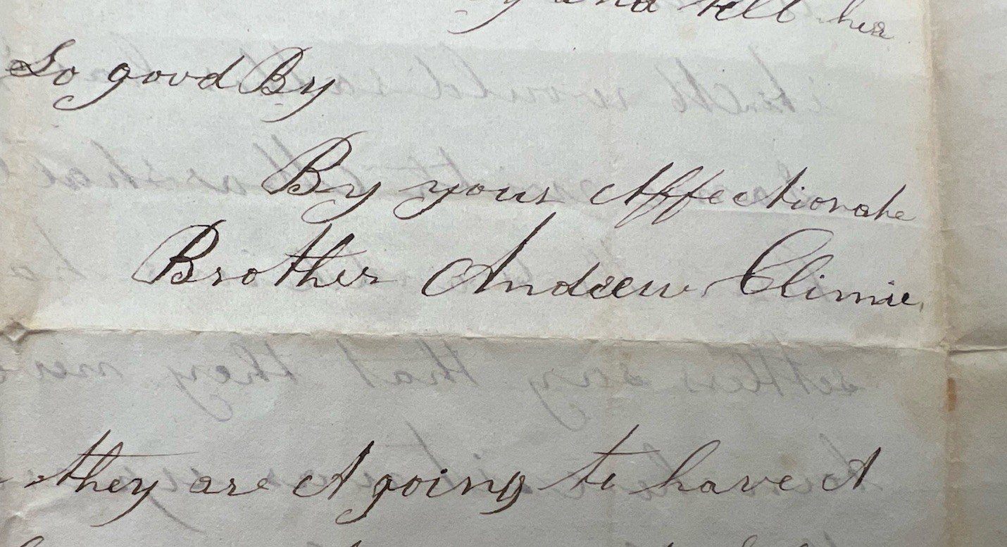 1847 Andrew Climie Letter Future Michigan Legislator MI.Capital Debate #1423 photo 6