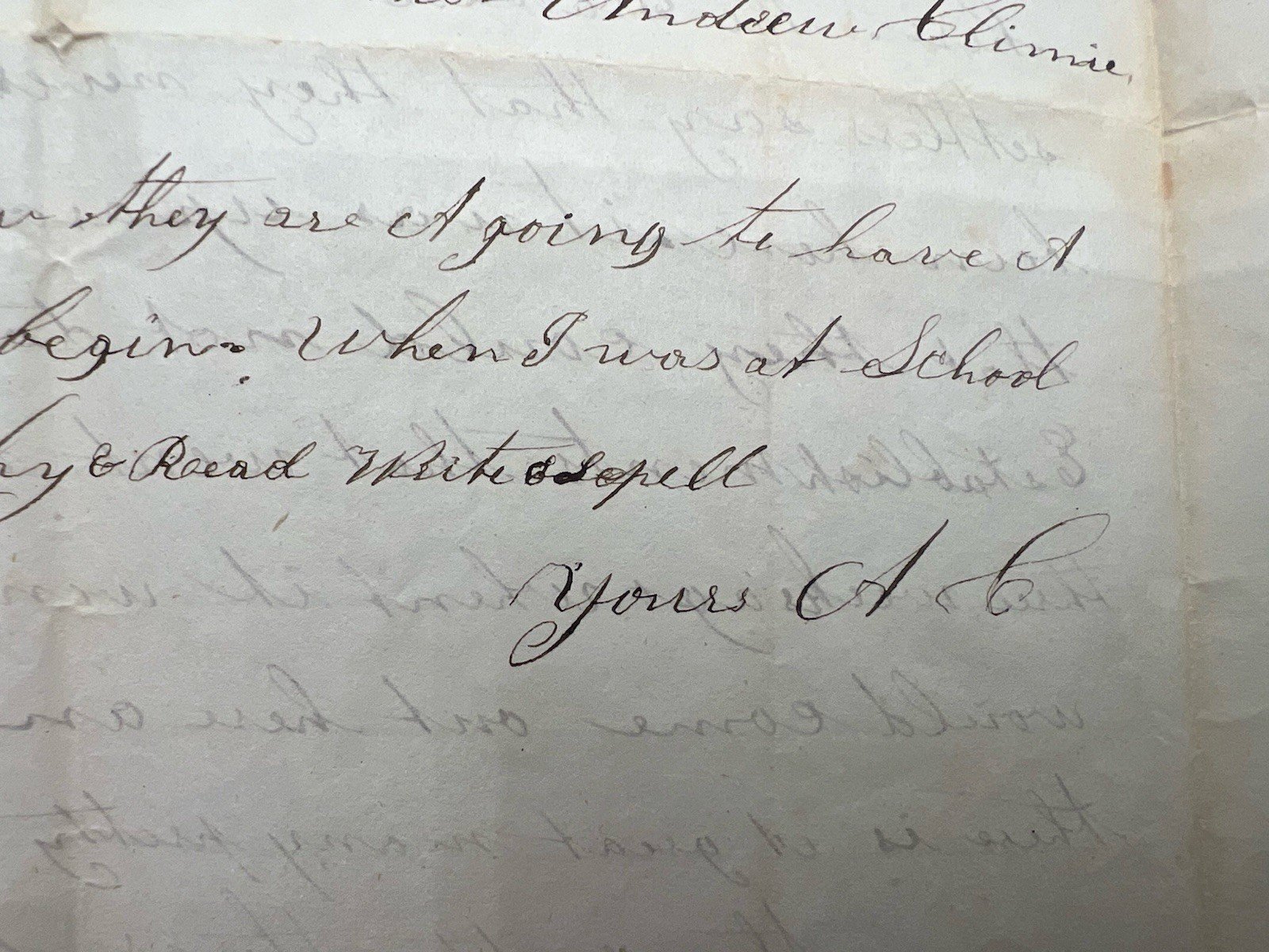 1847 Andrew Climie Letter Future Michigan Legislator MI.Capital Debate #1423 photo 7