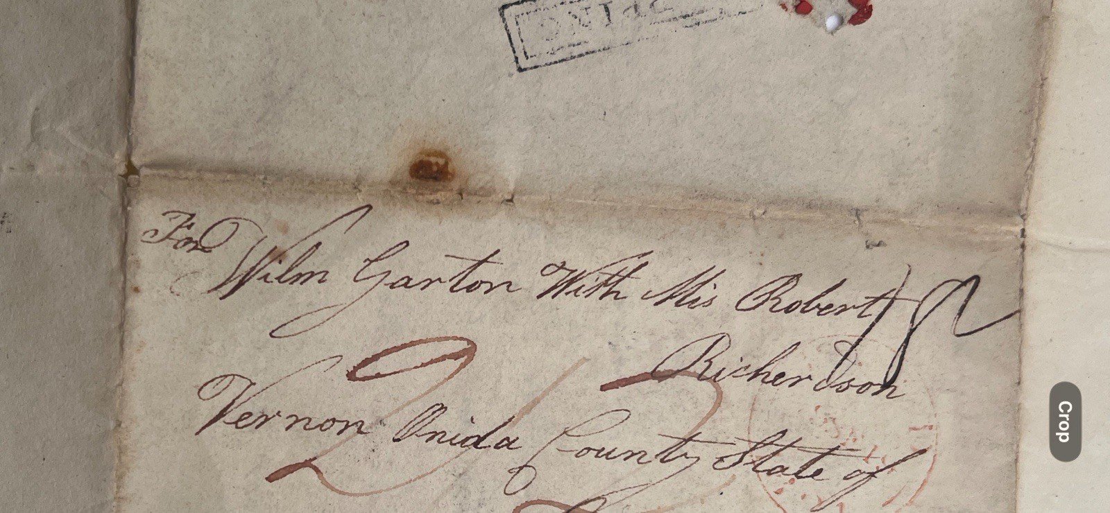 1821 Beverley England Shipwreck Letter to Vernon NY 20½¢ Ship Rate #1425 photo 21