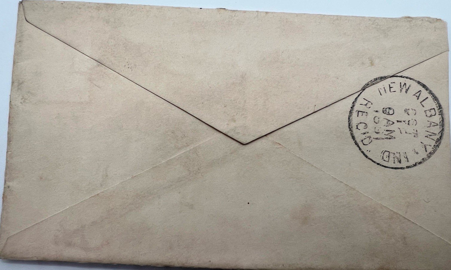 1891 Fairfield Iowa Cover 2¢ Washington Scott #220 New Albany IN #1427 photo 6