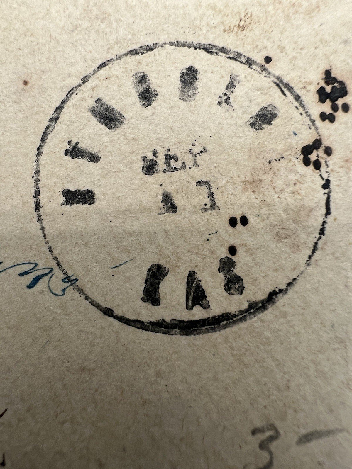 1860s Civil War Era 3¢ Washington Scott 65 Cover Elgin IL Target Cancel #1438 photo 4