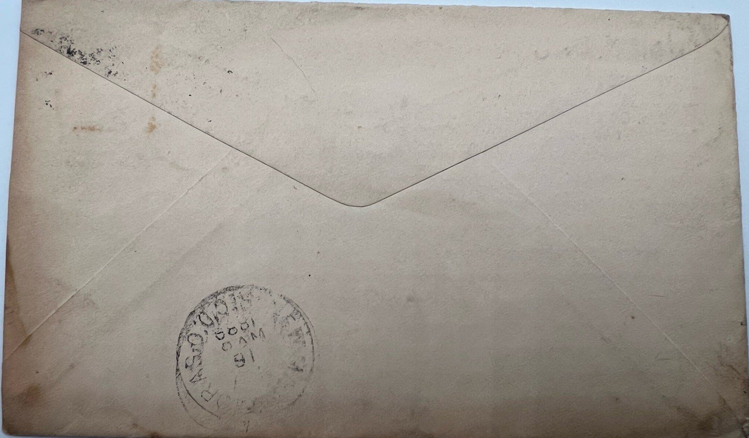 1889 Myers & Gordon Leather Cover New York to Machetanz Ohio Scott 213 #1439 photo 5