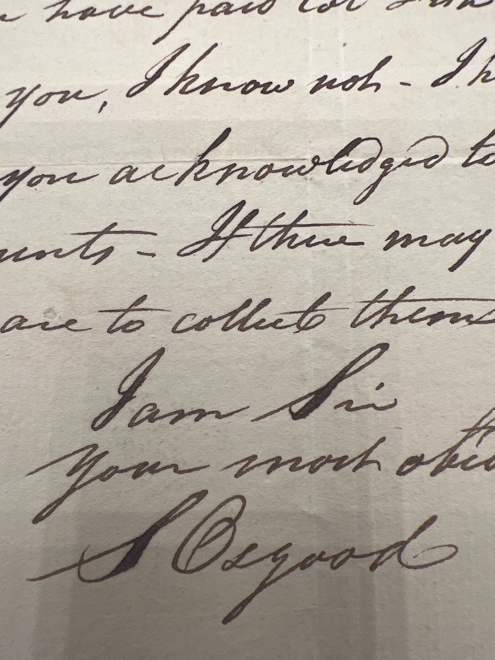 1803 Samuel Osgood Signed Letter 1st U.S. Postmaster General Naval Office #1463 photo 5