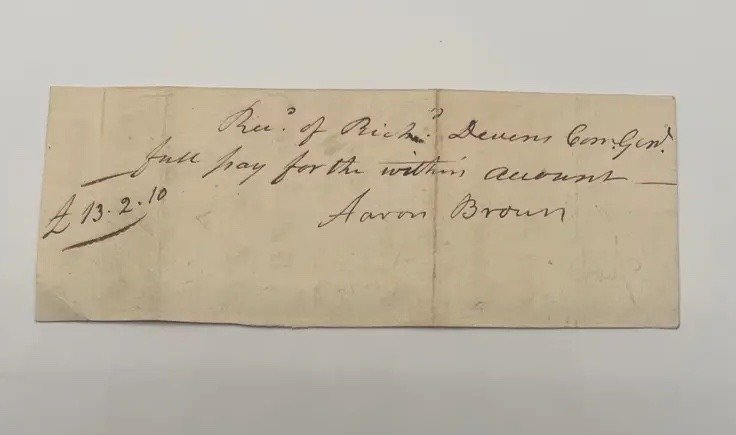 Aaron V. Brown Autograph Cut Signature TN Governor Postmaster General #1460 photo 6