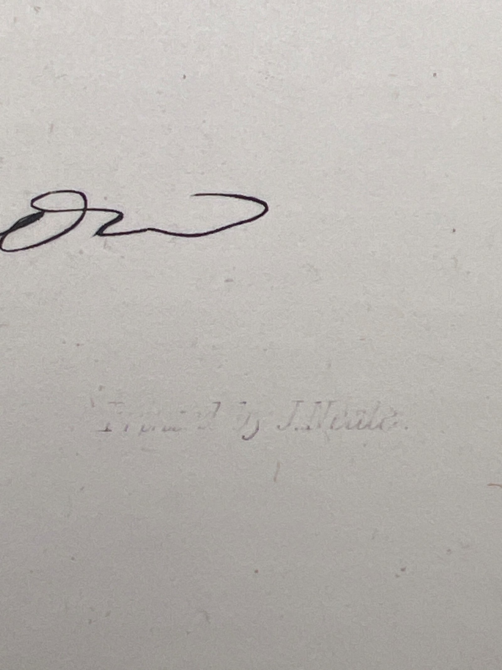 1845 C. Johnson Post Master General Portrait Engraving T. Doney NY #1456 photo 3