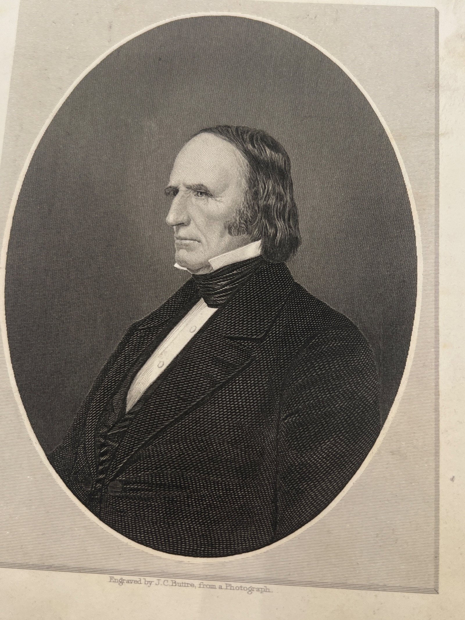 1859 John McLean Supreme Court J.C. Buttre Dred Scott Antique Engraving #1451 photo 4