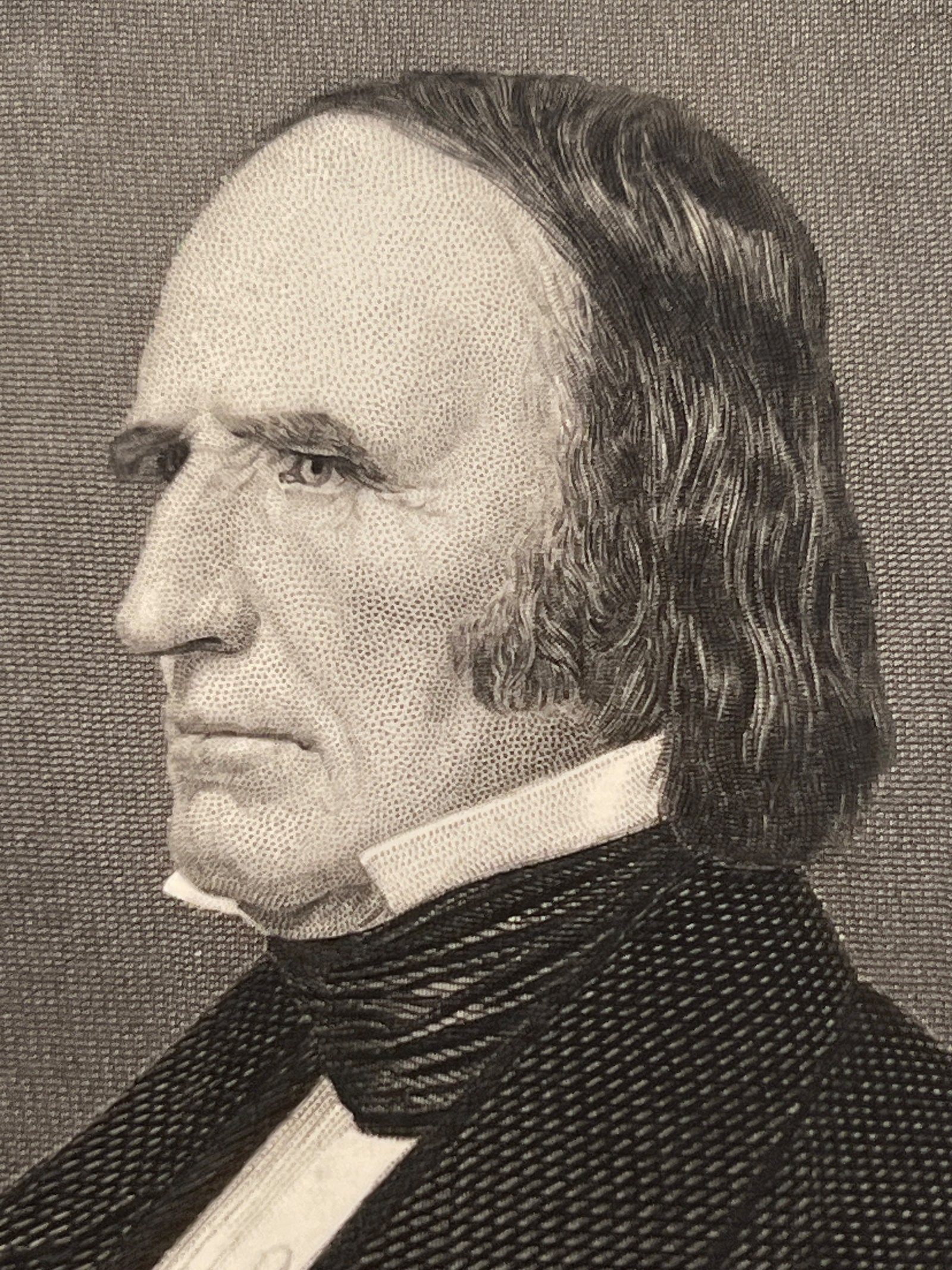 1859 John McLean Supreme Court J.C. Buttre Dred Scott Antique Engraving #1451 photo 5