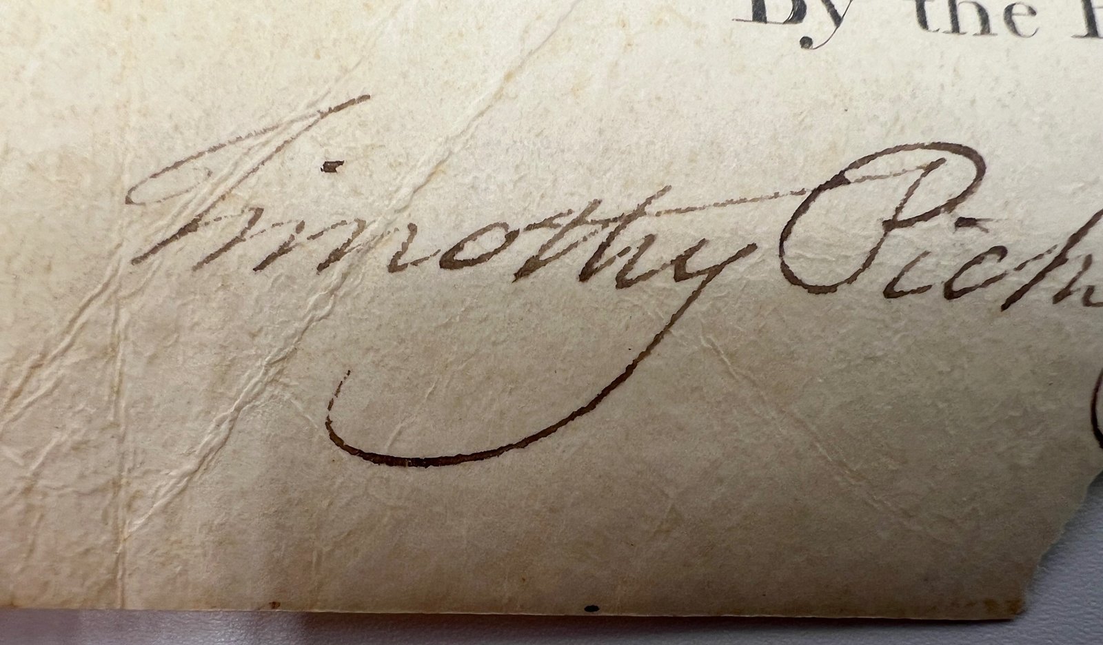 Timothy Pickering Signed Autograph “By the President” c.1795-1800 + Bio #1467 photo 3