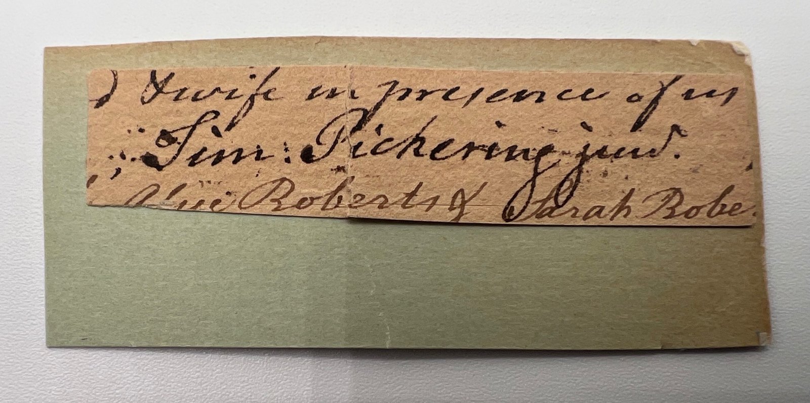 Timothy Pickering Autograph Signed Clipped Signature Revolutionary War Era #1468