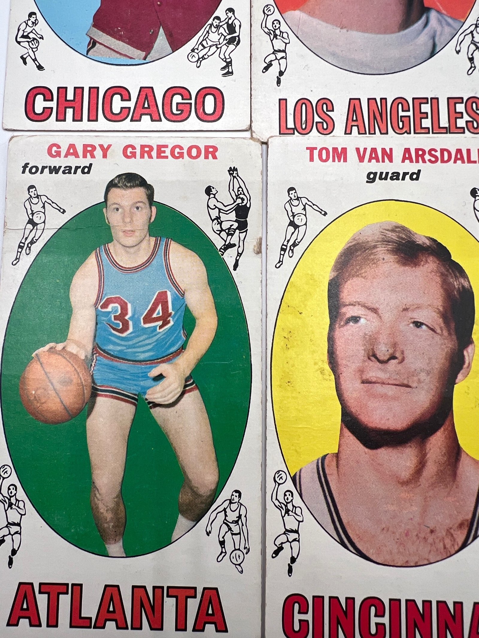 1969-70 Topps Basketball Tall Boy 4 Card Lot 3 RC Petersen Erickson #1470-4 photo 4