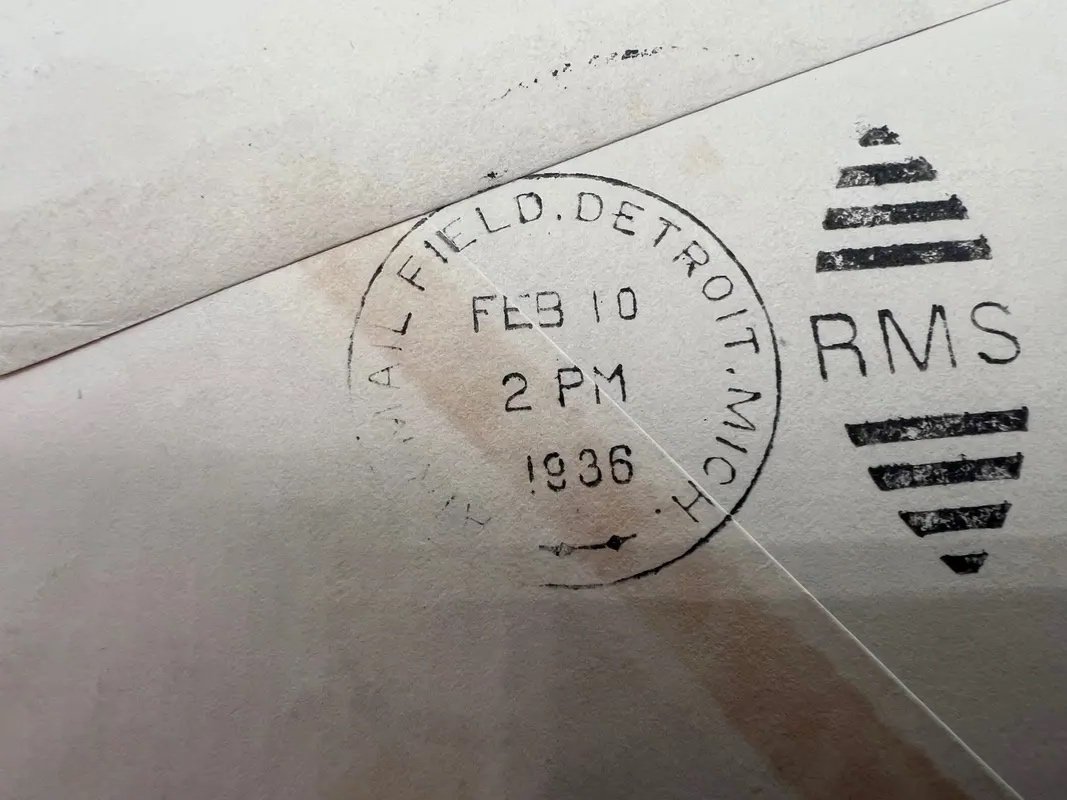 1936 CE2 16c Airmail Special Delivery First Day Cover Washington DC #1478 photo 8