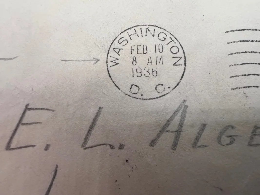1936 CE2 16c Airmail Special Delivery First Day Cover Washington DC #1478 photo 9