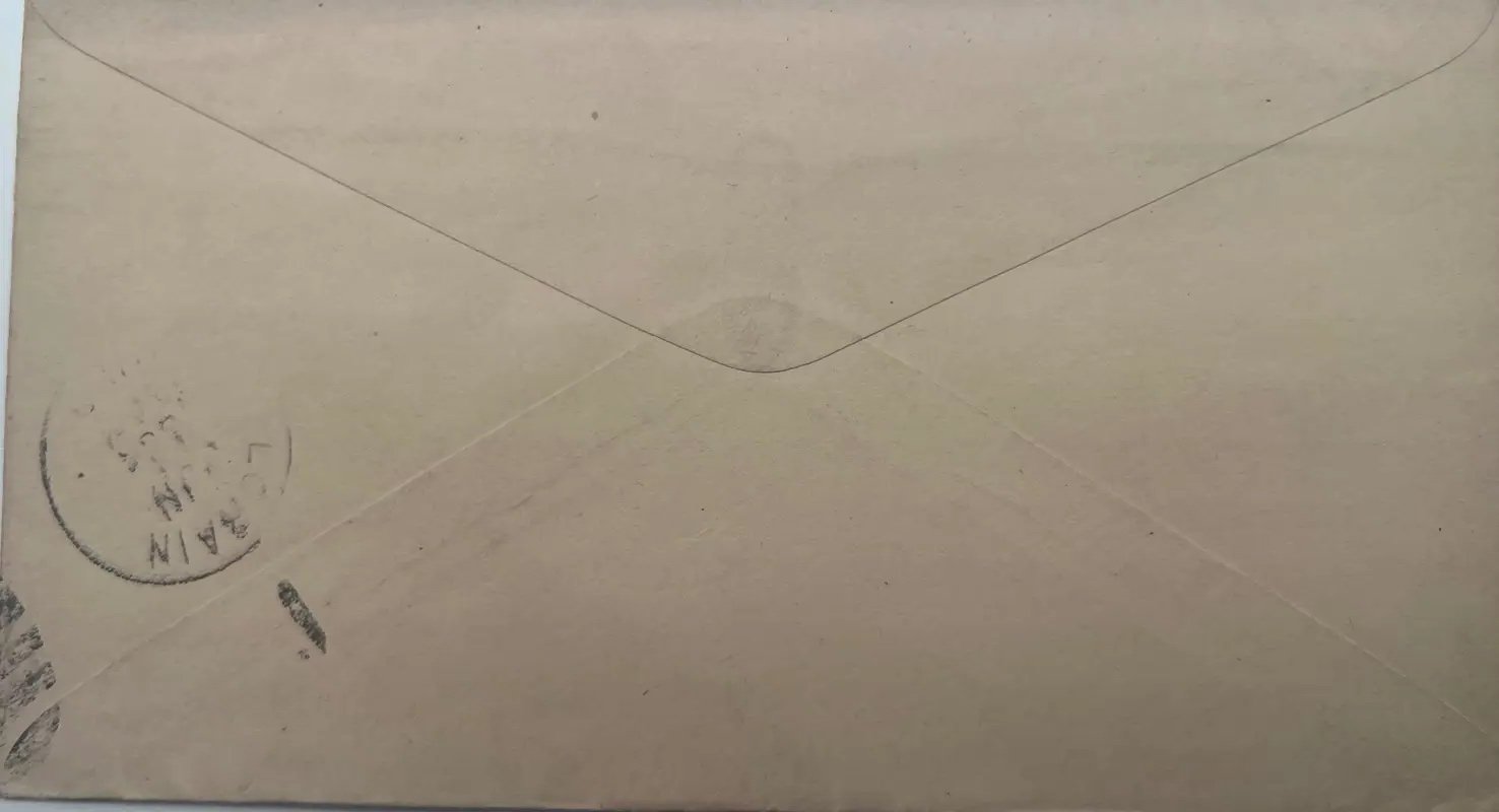 1895 Marine Bank Cleveland Ohio Postal Cover Citizens Savings Bank Lorain #1488 photo 5